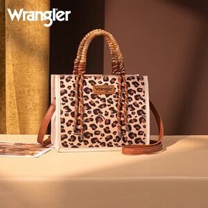 WRANGLER SOUTHWESTERN PRINT ROPE TOTE BAG